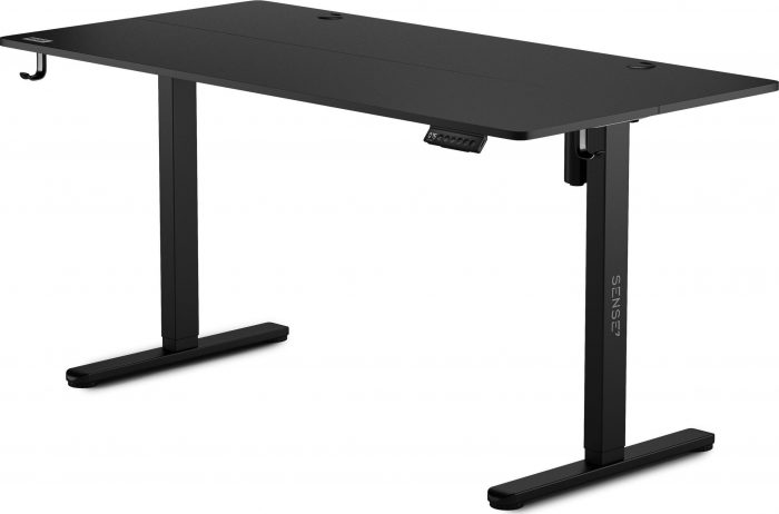 Геймерський стіл SENSE7 Nojo Black 140x70 см ідеальний стіл для комфортного ігрового процесу - Зображення 2