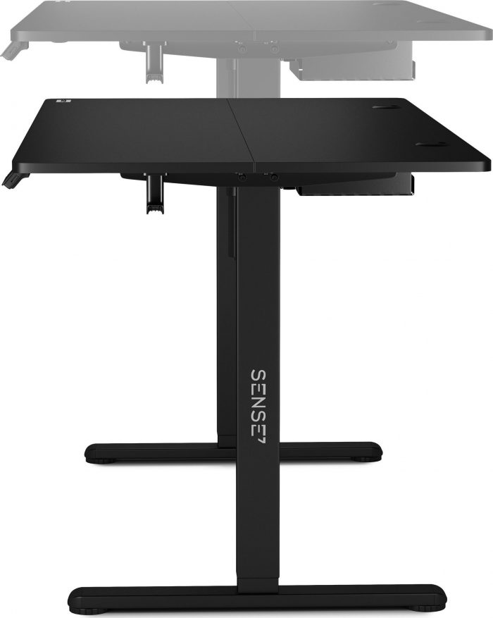 Геймерський стіл SENSE7 Nojo Black 140x70 см ідеальний стіл для комфортного ігрового процесу - Зображення 5