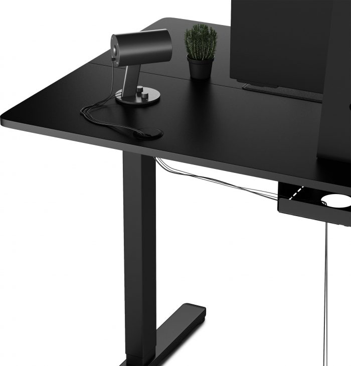 Геймерський стіл SENSE7 Nojo Black 140x70 см ідеальний стіл для комфортного ігрового процесу - Зображення 7