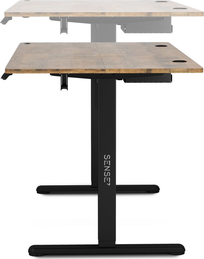 Ігровий стіл SENSE7 Nojo Wenge 140x70 см Елегантність і комфорт для геймерів у темному відтінку - Зображення 5