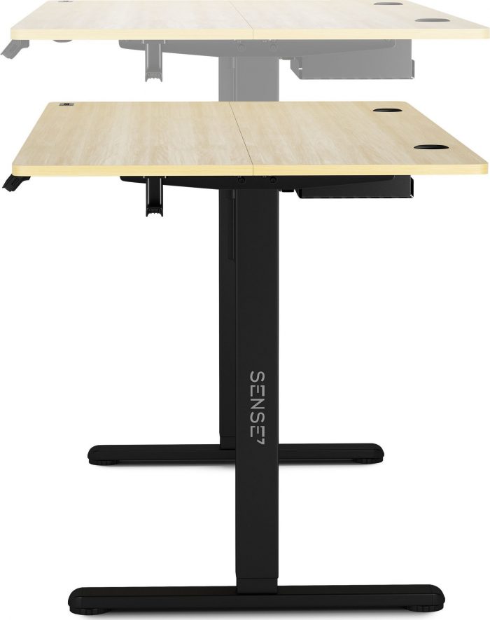 Геймерський стіл SENSE7 Nojo Pine 140x70 см чорні ніжки - Зображення 3