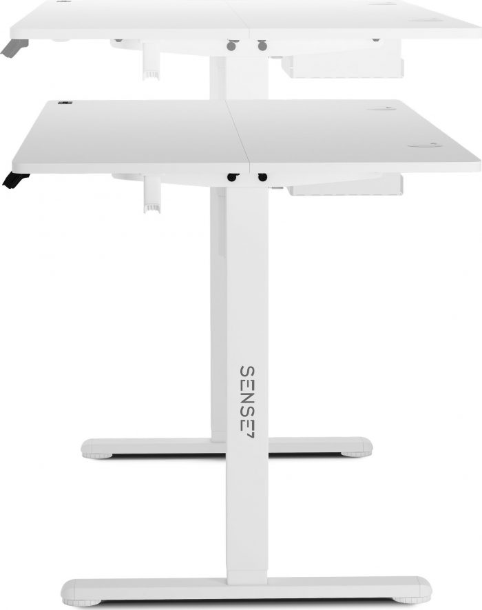 Ігровий стіл SENSE7 Nojo White 140x70 см Простір та стиль для геймерів - Зображення 4