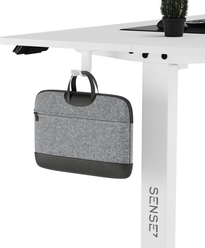 Ігровий стіл SENSE7 Nojo White 140x70 см Простір та стиль для геймерів - Зображення 8