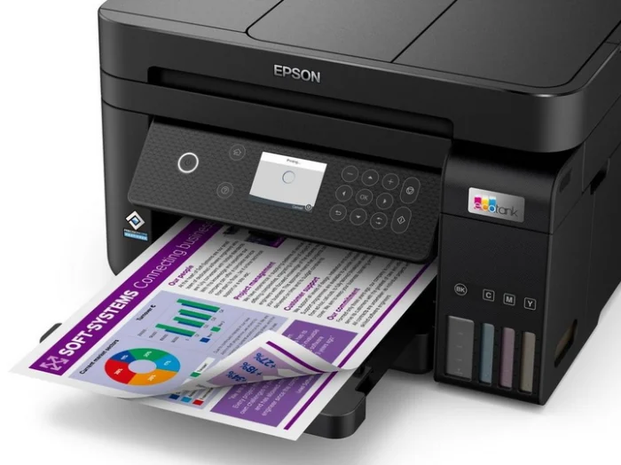 БФП Epson EcoTank L6270 (C11CJ61403, C11CJ61405) Wi-Fi Повний функціонал для офісу - Зображення 4