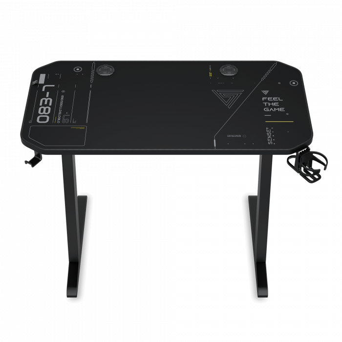 Ігровий стіл SENSE7 Nomad Cybernetic 100x50 см Компактний та стильний стіл - Зображення 3