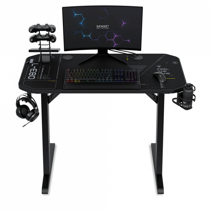 Ігровий стіл SENSE7 Nomad Cybernetic 100x50 см Компактний та стильний стіл - Зображення 4