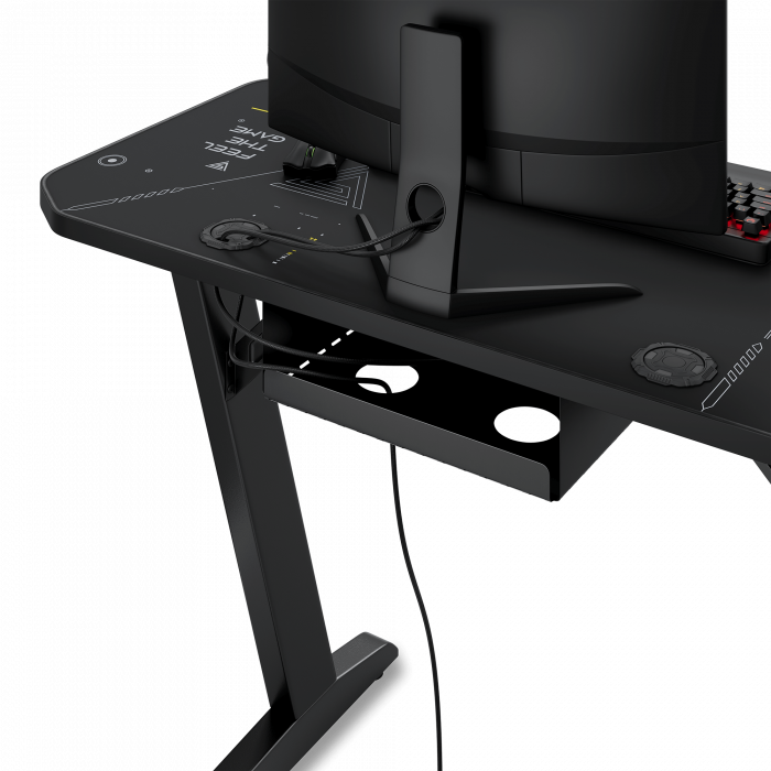 Ігровий стіл SENSE7 Nomad Cybernetic 100x50 см Компактний та стильний стіл - Зображення 6