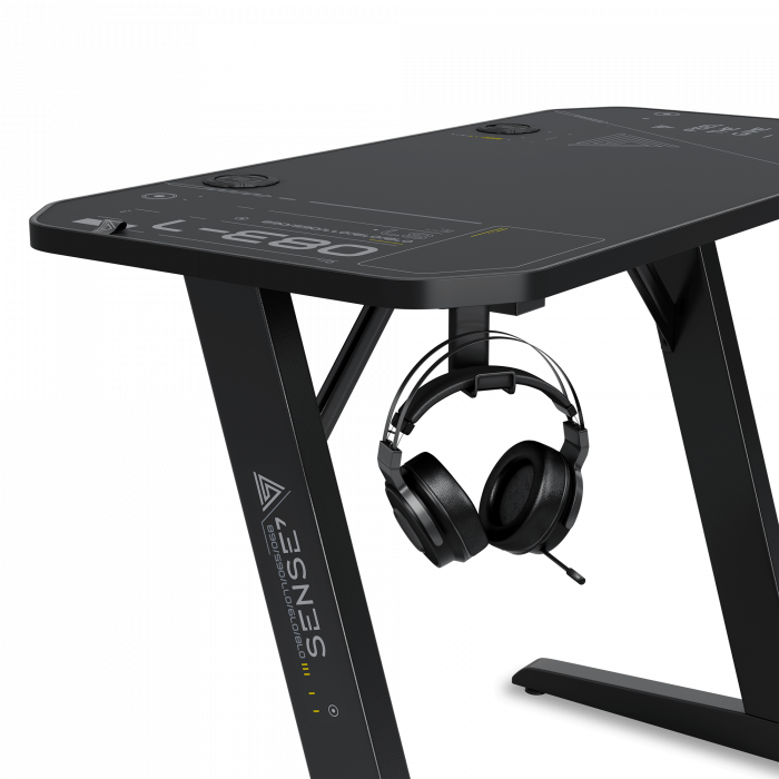 Ігровий стіл SENSE7 Nomad Cybernetic 100x50 см Компактний та стильний стіл - Зображення 7