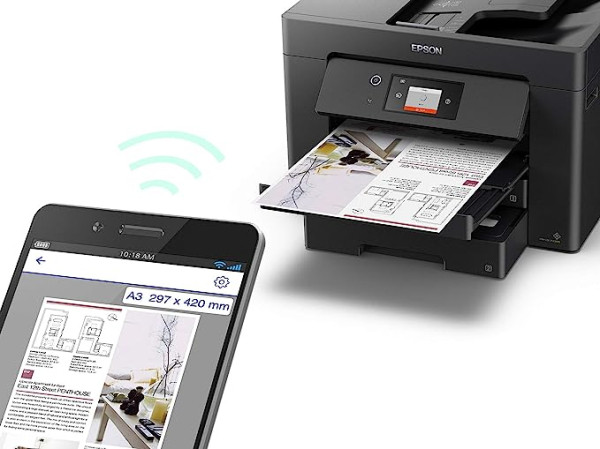 БФП Epson WorkForce WF-7830DTWF A3 (C11CH68403) з WiFi Продуктивне та економічне рішення - Зображення 5