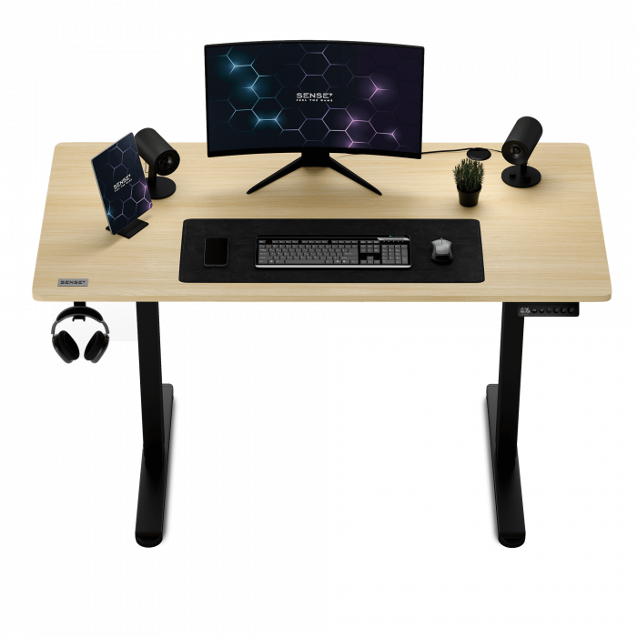 Ігровий стіл SENSE7 Nojo 120х60 см чорна сосна Стильний дизайн і комфорт - Зображення 5