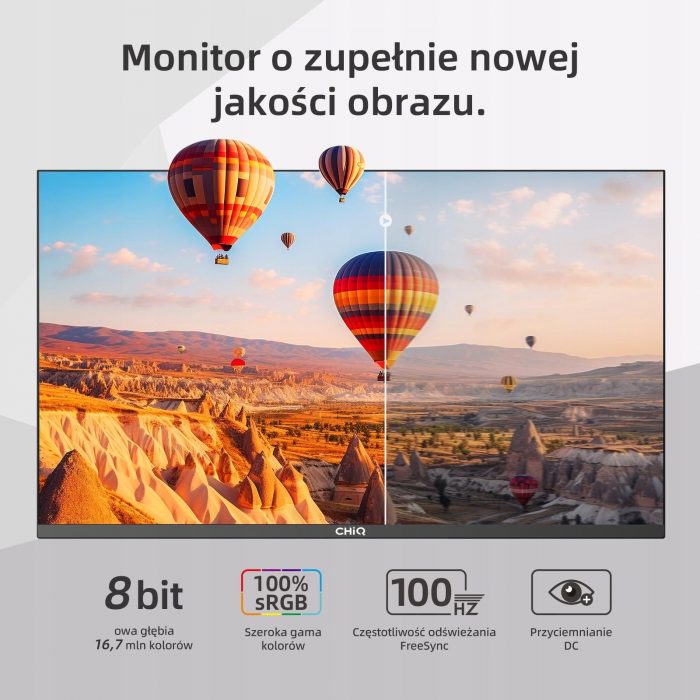 Монітор CHiQ 27F650R 27'' 1920x1080 FHD IPS, 100 Гц + FreeSynс Ідеальний вибір для роботи та розваг - Зображення 3