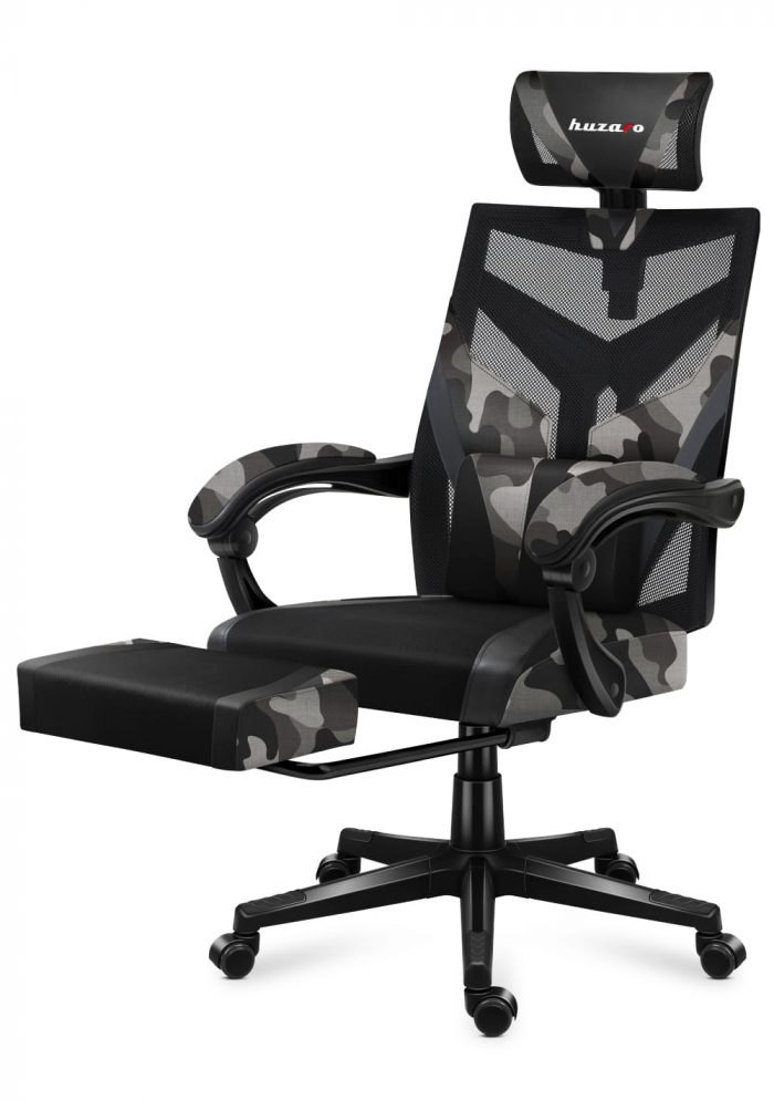 Геймерське крісло Huzaro Combat 5.0 Camo Ергономічний комфорт та стильний камуфляж - Зображення 5