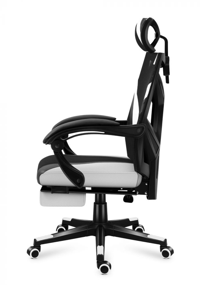 Геймерське крісло Huzaro Combat 5.0 White Ергономіка та стиль - Зображення 6