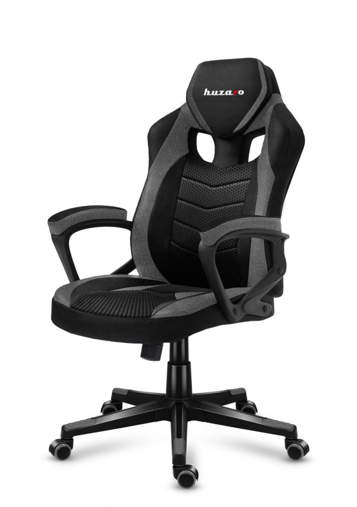 Геймерське крісло Huzaro FORCE 2.5 Grey Грайте Довше, Грайте Зручніше - Зображення 2