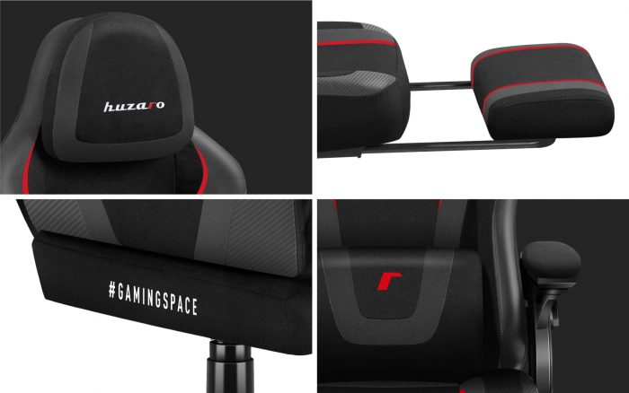 Геймерське крісло Huzaro Force 4.6 Carbon Ідеальний баланс комфорту - Зображення 6