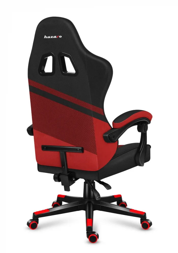 Геймерське крісло HUZARO FORCE 4.4 Red Mesh Стильний дизайн і максимальний комфорт - Зображення 3