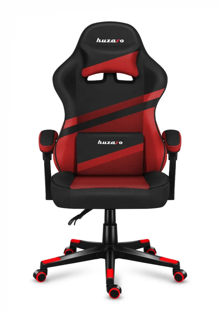 Геймерське крісло HUZARO FORCE 4.4 Red Mesh Стильний дизайн і максимальний комфорт - Зображення 2