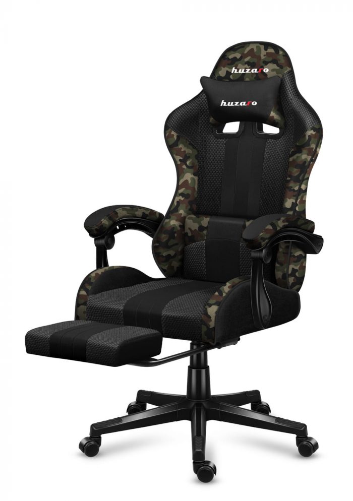 Геймерське крісло Huzaro Force 4.7 Camo Mesh Максимальний комфорт та стильний камуфляж для захоплюючих ігор - Зображення 5