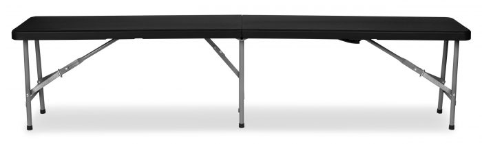 3197lawka_cateringowa_skladana_w_walizke_czarna_180__5_ Лавка розкладна садова eHokery black 180x29x42см - Зображення 5
