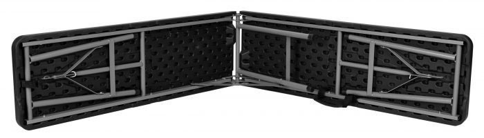 3197lawka_cateringowa_skladana_w_walizke_czarna_180__6_ Лавка розкладна садова eHokery black 180x29x42см - Зображення 6