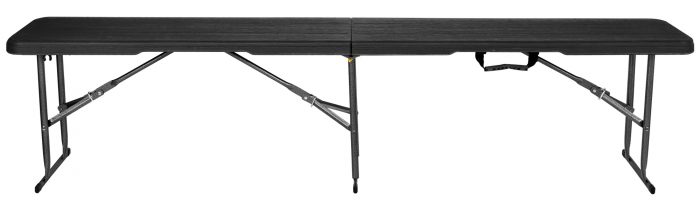 3451lawka_cateringowa_skladana_w_walizke_woodland_czarna__2_ Лавка розкладна садова WOODLAND 183x28x43см чорна - Зображення 2