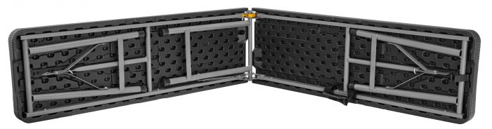 4306lawka_cateringowa_rattan_czarna___3_ Лавка розкладна садова eHokery 180x28x43см чорний ротанг - Зображення 4