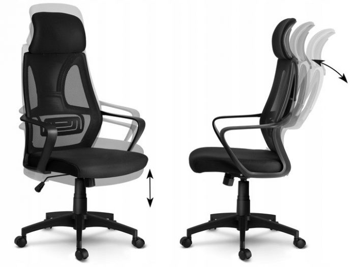 Офісне крісло Sofotel Praga Black Комфорт і стиль - Зображення 3