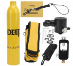 Кисневий балон, 0,5 л для підводного плавання жовтий