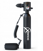 Міні-балон для дайвінгу OceanX Mini Diving Tank Set 0,5 л з насосом і сумкою - Зображення 2