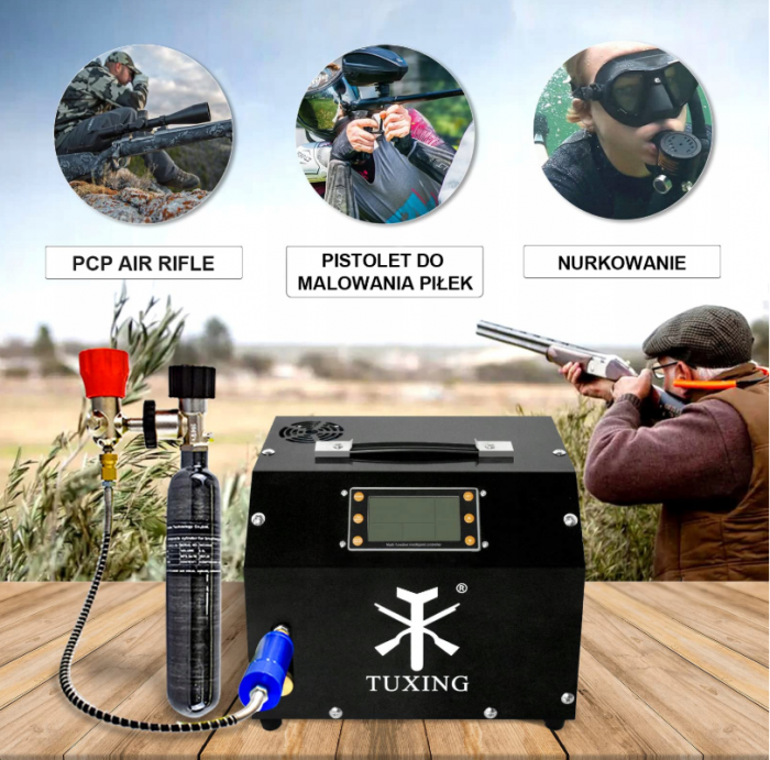 Компресор TUXING 4500Psi/300Bar PCP - Зображення 4