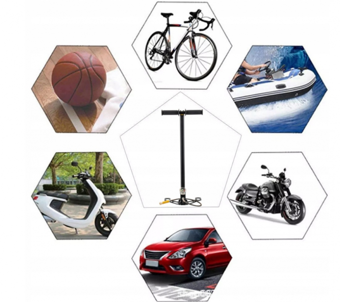 Ручний насос високого тиску PCP 4500 PSI 3-ступеневий - Зображення 3