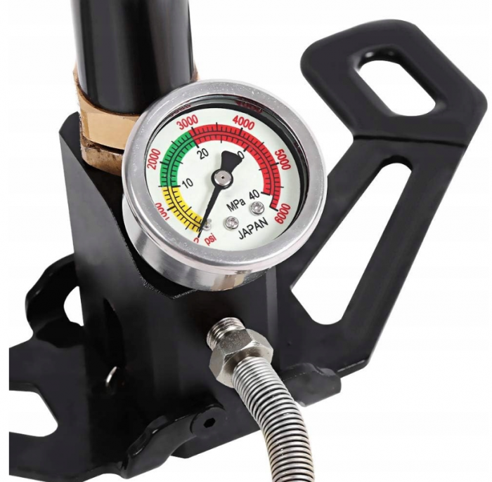 Ручний насос високого тиску PCP 4500 PSI 3-ступеневий - Зображення 4