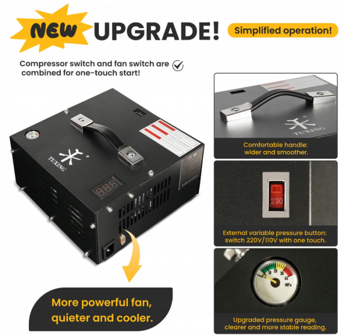 Компресор PCP 300Bar Tuxing TXES061 Потужне та надійне рішення - Зображення 6