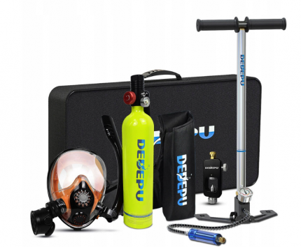Набір для дайвінгу DEDEPU циліндр 1л