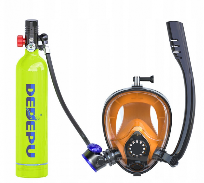 Набір для дайвінгу DEDEPU циліндр 1л - Зображення 2