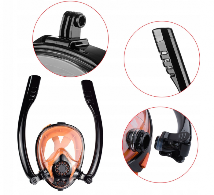 Набір для дайвінгу DEDEPU циліндр 1л - Зображення 4