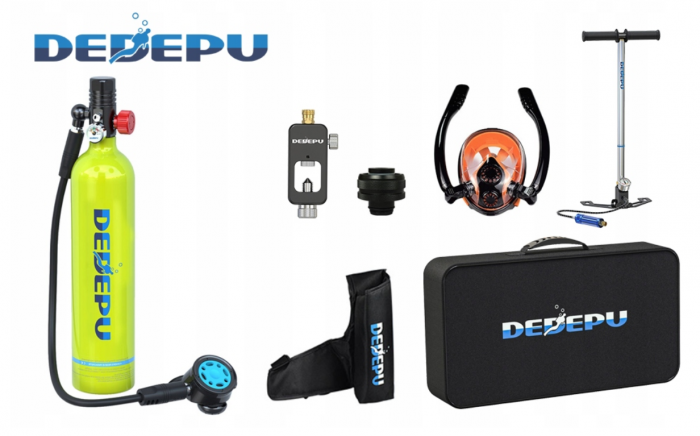 Набір для дайвінгу DEDEPU циліндр 1л - Зображення 5