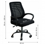 Офісне крісло Profi Seller PS92 Комфорт та підтримка для продуктивної роботи - Зображення 5