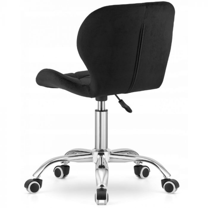 Офісне крісло MemFlow велюр чорний - Зображення 4