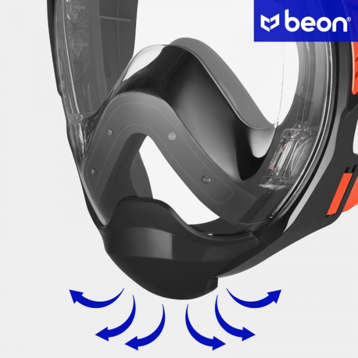 Маска для дайвінгу Beon Exo G4 S/M Ідеальна посадка та чітка видимість - Зображення 6