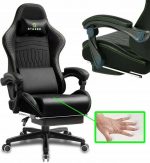 Геймерське крісло STAZER EAGLE Чорно-зелений- елегантний дизайн і комфорт - Зображення 5