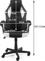 Геймерське крісло 4 Gamers Black-Orange Ідеальний баланс комфорту - Зображення 6