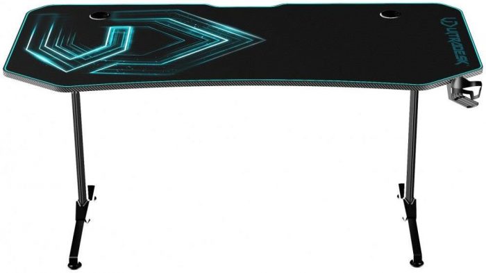 Ігровий комп'ютерний стіл ULTRADESK FRAG Xxl Blue 160x75 см- Просторий та стильний - Зображення 2