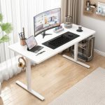 Електричний підйомний стіл MuvuHome Білий 160 см МОДЕРН 72-118см.Зручність та стиль для вашого робочого простору - Зображення 3