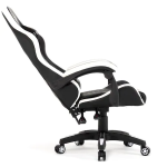 Геймерське крісло Infini Five чорно-біле -Стильний дизайн та неймовірний комфорт - Зображення 7