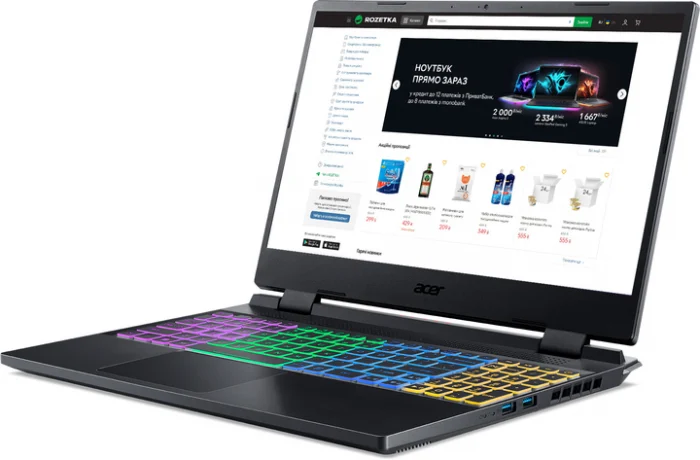 Ноутбук Acer Nitro 5 AN515-58-91U9 (NH.QM0EU.00S) Obsidian Black