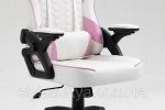 Геймерське крісло KRAKEN Feyton біло-рожеве- комфорт та елегантність для вас - Зображення 4
