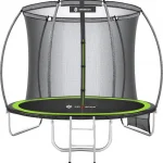 Батут Springos з внутрішньою сіткою 305 см FT10 (305-312 см) Надійний батут для активного відпочинку