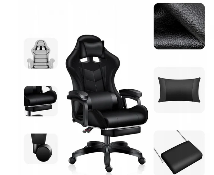 Геймерське крісло MatMay BLACK GAMING - Зображення 2