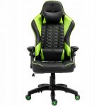 Геймерське крісло KRAKEN Feyton чорно-зелений-поєднання комфорту та динамічного дизайну - Зображення 8